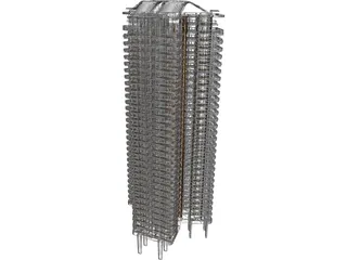 Skyscraper 3D Model preview