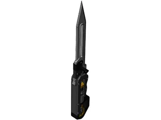 Shock Knife 3D Model preview