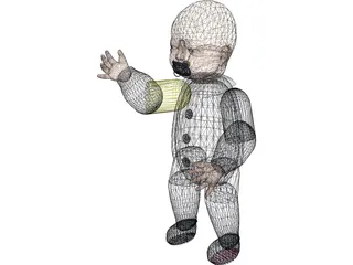 Baby Gala 3D Model preview