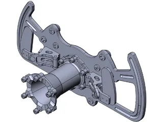 Steering Wheel DTM 3D Model preview