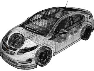 Chevrolet Volt (2011) 3D Model preview