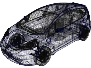 Honda Fit EV (2014) 3D Model preview