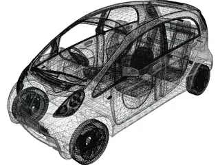 Mitsubishi i-MiEV (2009) 3D Model preview