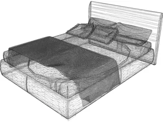 Bed 3D Model preview