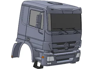 Mercedes-Benz Semi-Cab 3D Model preview