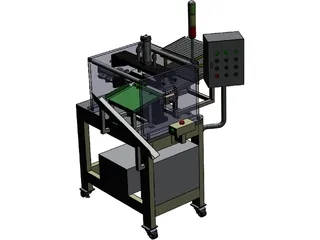 Pipe Expand Machine Loader 3D Model preview