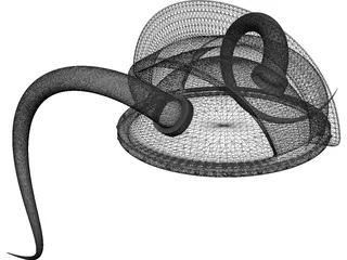 Viking Helmet 3D Model preview