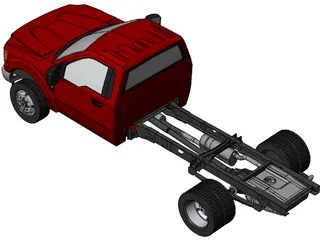 Ford F-550 Chassis 3D Model preview