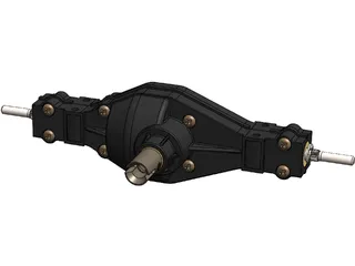 Rear Differential 3D Model preview