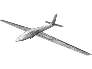 MDM FOX Glider 3D Model preview