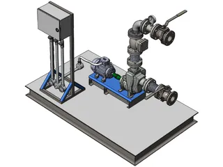 Pump 3D Model preview