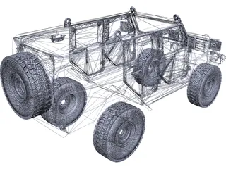 RG-32 Scout 3D Model preview