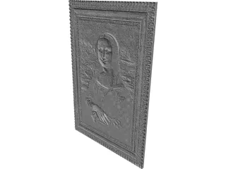 Mona Lisa 3D Model preview