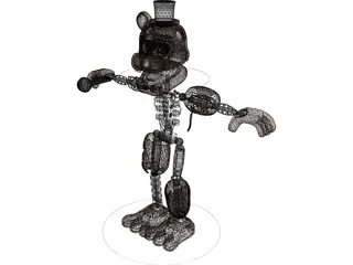 Rust Freddy 3D Model preview