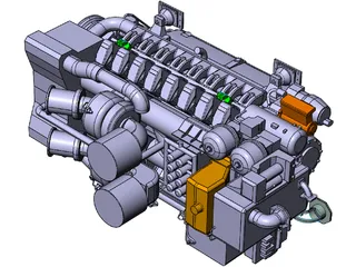 MTU 4000 3D Model preview