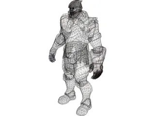 Thanos Armor 3D Model preview