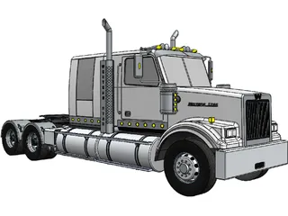 Western Star 4900 (2018) 3D Model preview