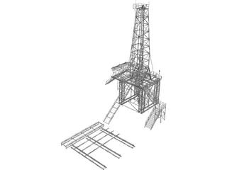 Land Rig 3D Model preview