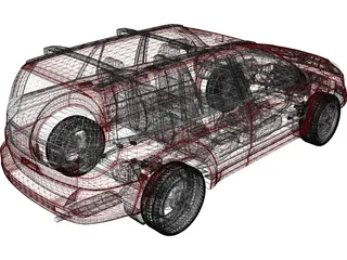 Great Wall Hover H2 (2009) 3D Model preview