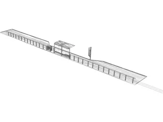 Bus Stop 3D Model preview