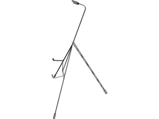 Electric Guitar Stand 3D Model preview