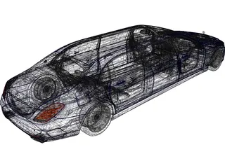 Mercedes-Maybach S600 Pullman 3D Model preview