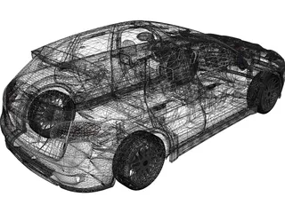 Porsche Cayenne Turbo Hamann (2010) 3D Model preview