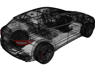 Maserati Levante S Q4 GranSport (2019) 3D Model preview