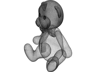 Teddy Bear 3D Model preview