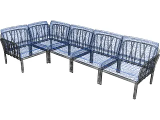 Sofa 3D Model preview