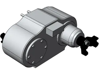 Transfer Case 4x4 3D Model preview