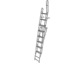 Su-27 Boarding Ladder 3D Model preview