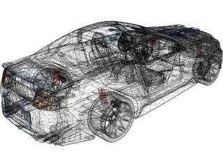 Ford Mustang GT 3D Model preview