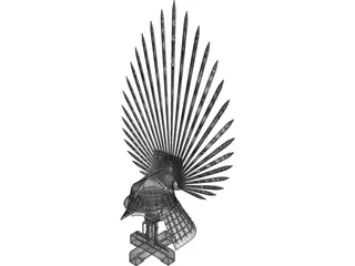 Toyotomi Helmet 3D Model preview