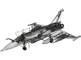 Dassault Rafale 3D Model preview