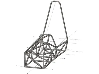 FSAE Chassis (2018) 3D Model preview