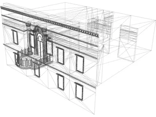 Balcony 3D Model preview