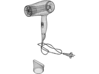 Hairdryer 3D Model preview