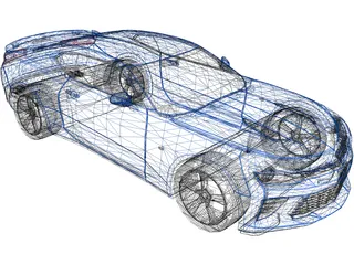 Chevrolet Camaro SS (2016) 3D Model preview