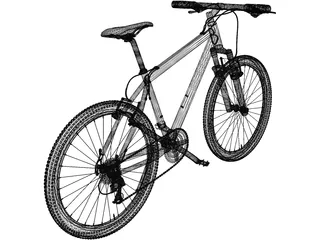 Fryrender Bike 3D Model preview