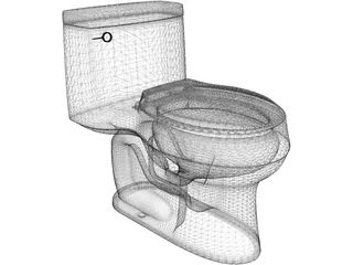 Toilet 3D Model preview