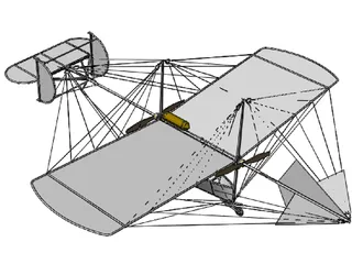 Vlaicu II 1910 3D Model preview