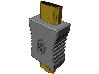 HDMI Connector 3D Model preview