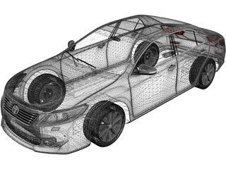 Toyota Camry (2012) 3D Model preview