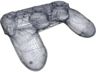 PS4 Controller 3D Model preview