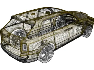 Rolls-Royce Cullinan (2019) 3D Model preview