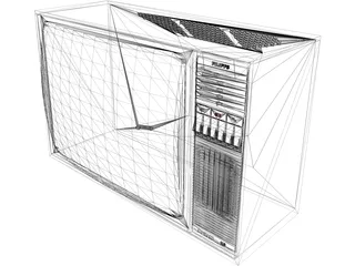 Philips K9 TV 3D Model preview