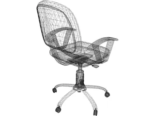 Office Chair 3D Model preview