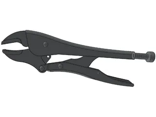 Vice Grip Plier 3D Model preview