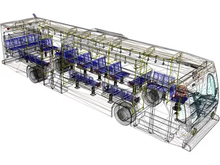 Bus LFSe Nova 3D Model preview